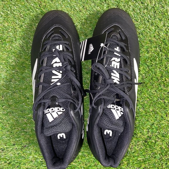 Men\'s Adidas Freak Mid Football Detachable Cleats Black White FX2115 Size 13 main image 6